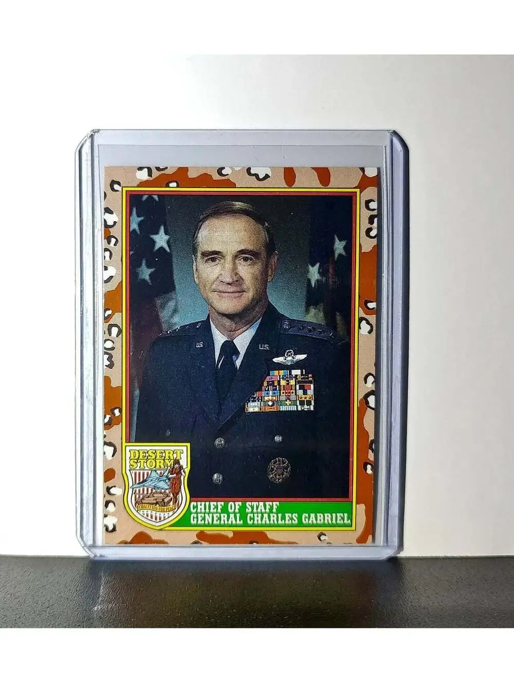 General Charles A. Horner 1991 Topps Desert Storm #7 Card - Picture 1 of 10